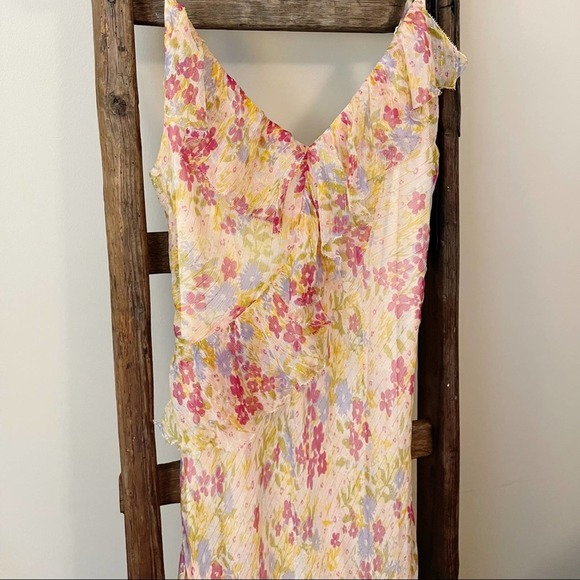 NEW Free People x We Are Kindred Grace Bias Dress in Ditsy - Picture 7 of 16